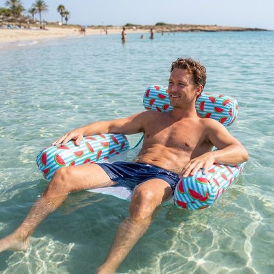 Fauteuil piscine gonflable
