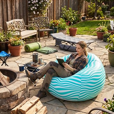 Fauteuil gonflable