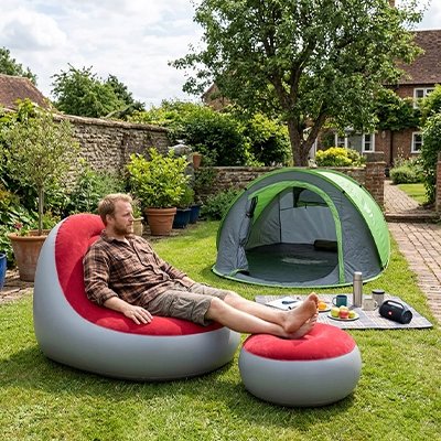 Fauteuil gonflable