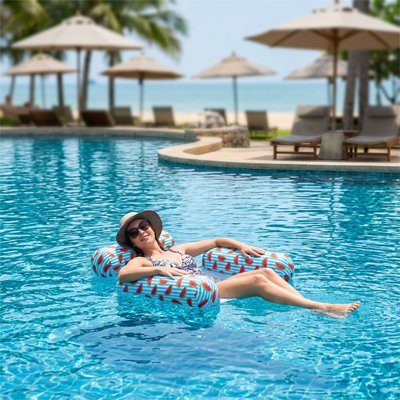 Fauteuil piscine gonflable 