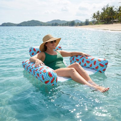 Fauteuil piscine gonflable 